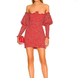 Clarisse Off the Shoulder Mini Dress from For Love & Lemons